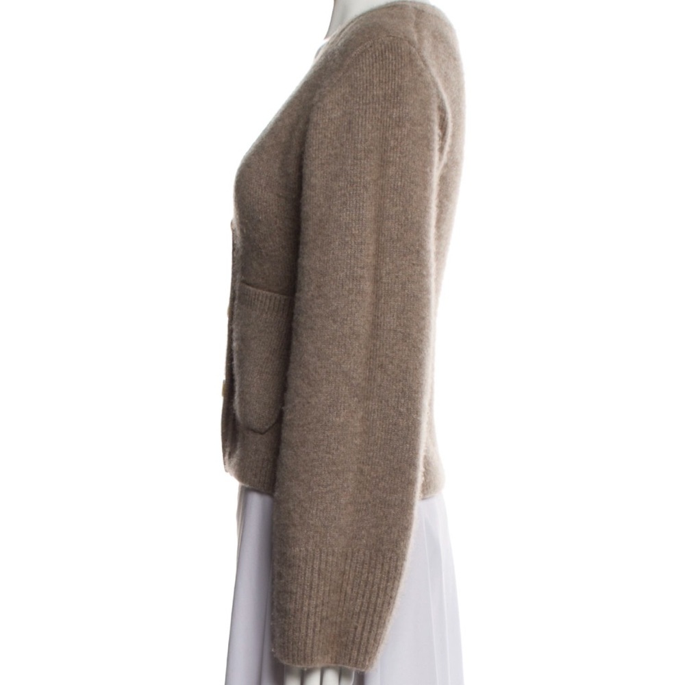 Khaite Scarlet Cardigan in Barley - Picture 2 of 3